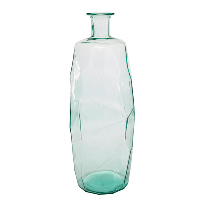 Glass 29" Vase - Light Blue|Vase de 29 po en verre - bleu clair