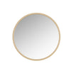 Joinery 28 Inch Framed Round Mirror In Gold
