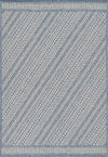 Livia Transitional 6'6\" x 9'0\" Area Rug in Blue Indoor Area Rug