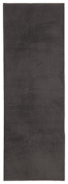 Elion Contemporary Charcoal Washable Rug 1'10\" x 6'0\" Indoor Area Rug