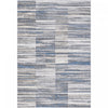 Darius Waves Cube Grey Area Rug - 6'7\" x 9'6\"