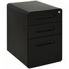 Vinsetto 3 Drawers File Cabinet On Wheels Lockable For Home Office