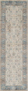 Monet Traditional 2'6\" x 8'0\" Runner Rug in Blue Indoor Area Rug
