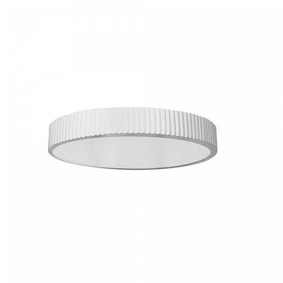 Dainolite Nabisco LED Flush Mount 30w Matte White Frosted Acrylic Diffuser Lamp|Plafonnier affleuré Nabisco de Dainolite en acrylique givré qui diffuse la lumière, avec fini blanc mat et ampoule à DEL de 30 W