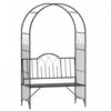 Outsunny 43\" Garden Arbor Bench Trellis