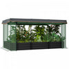 Outsunny Galvanized Raised Garden Bed With Crop Cage And Shade Cloth