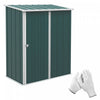 Outsunny 5'x3' Outdoor Storage Shed W/ Single Door, Green