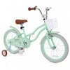 Costway 18\" Kids Bike Toddler Bicycle With Training Wheel Kickstand For 4-8 Years Green
