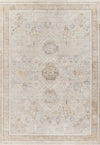 Eleanor Traditional 7'10\" x 10'10\" Area Rug in Grey Indoor Area Rug