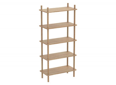 52” Open Bookcase With 5 Shelves - Natural | Bibliothèque ouverte de 52 po avec 5 tablettes - naturelle