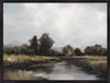 Spring River Framed Canvas with Hand Embellishment - 38\" x 50\"