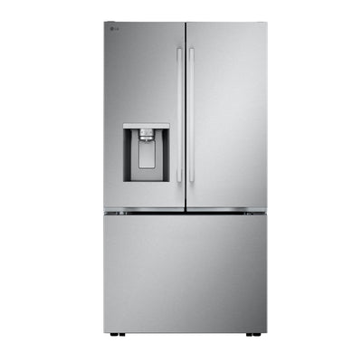 LG 36" 26 Cu. Ft. Counter-Depth French Door Refrigerator – Stainless Steel - LF26WCH62S | Réfrigérateur LG de 26 pi3 et de 36 po de profondeur comptoir à portes françaises - acier inoxydable - LF26WCH62S