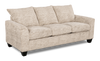 Made in Canada Customizable Sofa Lab Arc 86\" Fabric Sofa Bed - Plush Parchment