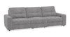 Scott Living Elevate Modular 115\" Chenille Fabric Power Reclining Sofa - Grey