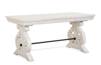 Milson 62" Writing Desk with Storage - Alabaster | Bureau Milson de 62 po avec rangement - albâtre