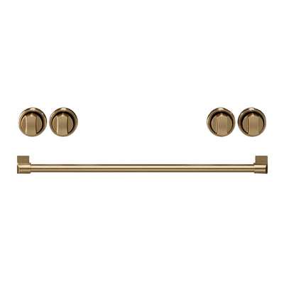 Thor Kitchen Handle and Knob Set for 30” Range in Bronze - CKA-RI30-BRZ | Ensemble de poignées et de boutons Thor Kitchen bronze pour cuisinière de 30 po CKA-RI30-BRZ