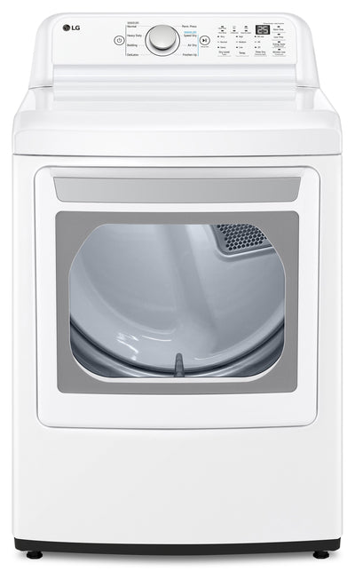 LG 7.3 Cu. Ft. Electric Dryer - White - DLE7150W | Sécheuse électrique LG de 7,3 pi³ - blanche - DLE7150W