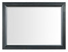 Casa Bedroom Dresser Mirror, Attachable, Wall Hanging, Wood - Black