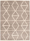 Anandi Grey-Ivory Area Rug - 5'3\" x 7'3\"