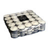 100 Pk Unscented Tealights White Candle