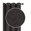 Embossed Panel Shell Chocolate 84\" - Set of 2 Drapes and Blinds