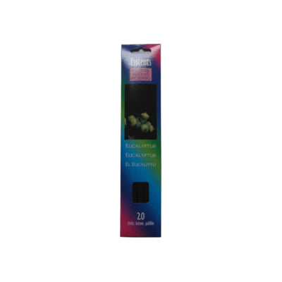 Esscents Stick Eucalyptus - Set of 8 Incense Sticks|Bâtons d’encens à arôme d’eucalyptus d’Esscents - ensemble de 8 paquets de bâtons d’encens