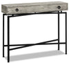 Harper 42.5\" Sofa Table with Drawer - Grey Reclaimed Wood-Look