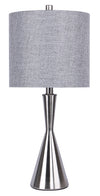 23\" Brushed Nickel Table Lamp