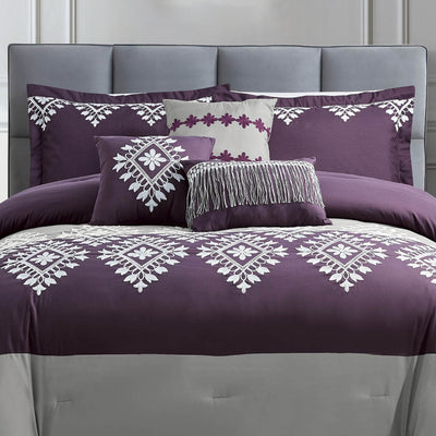 Lisbon 7-Piece King Comforter Set