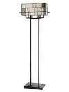 Manson 63\" Tiffany Style Hand-Blown Glass Floor Lamp