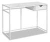 Everly 42.25\" Office Desk with Drawer - White
