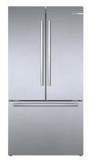 Bosch 800 Series 36\" 20.5 Cu. Ft. Smart French Door Refrigerator, with Dual Compressor - Stainless Steel