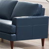 Hydeline Cassis Leather Loveseat - Navy|Causeuse Cassis de Hydeline en cuir - bleu marine