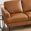 Hydeline Cassia Leather Sofa - Brown|Sofa Cassis de Hydeline en cuir - brun