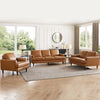 Hydeline Cassia Leather Chair - Brown|Fauteuil Cassis de Hydeline en cuir - brun