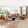 Hydeline Cassia Leather Chair - Brown|Fauteuil Cassis de Hydeline en cuir - brun