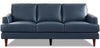 Hydeline Cassis Leather Sofa - Navy|Sofa Cassis de Hydeline en cuir - bleu marine