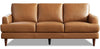 Hydeline Cassia Leather Sofa - Brown|Sofa Cassis de Hydeline en cuir - brun