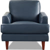 Hydeline Cassis Leather Chair - Navy|Fauteuil Cassis de Hydeline en cuir - bleu marine