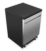 GE 24" 54 dBA Portable Top-Control Dishwasher with Piranha Hard Food Disposer - Stainless - GPT225SS… | Lave-vaisselle portatif GE de 24 po et de 54 dBA avec commandes sur le dessus et broyeur d’aliments …