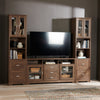 Melody 100" 3-Piece Entertainment Centre with Storage and Cable Management for TVs up to 65"- Brown|Meuble audio-vidéo Melody 3 pièces de 100 po avec rangement et système de gestion des câbles pour téléviseurs jusqu’à 65 po - brun