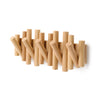 Umbra Picket Rail Wall Hooks - Natural|Crochets muraux Picket Rail de Umbra - naturels