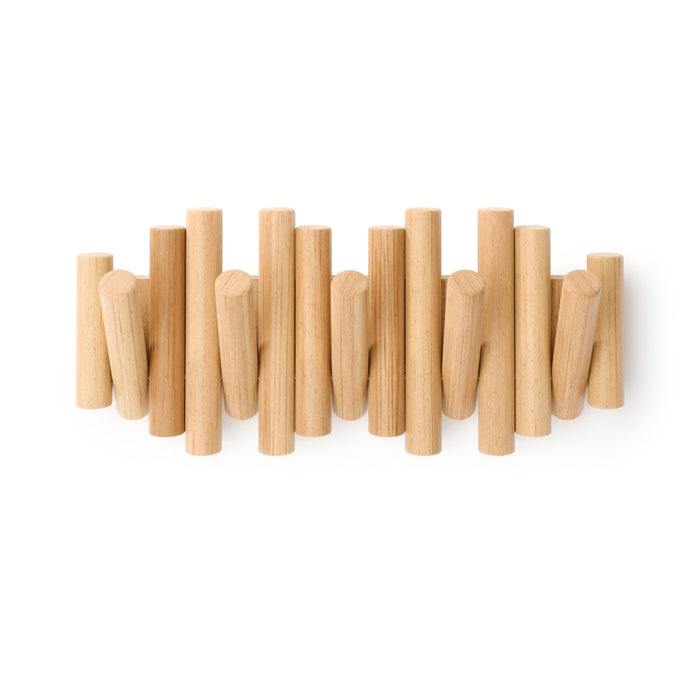 Umbra Picket Rail Wall Hooks - Natural