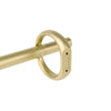 Umbra Ringlet Gold Expandable 1" Curtain Rod - 42"-120" | Tringle à rideaux extensible Ringlet de Umbra dorée de 1 po - 42 po à 120 po