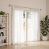 Umbra Ringlet Gold Expandable 1" Curtain Rod - 42"-120" | Tringle à rideaux extensible Ringlet de Umbra dorée de 1 po - 42 po à 120 po
