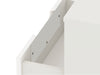 Manhattan Comfort Rockefeller Mid-Century Modern Nightstand with Drawer - White|Table de nuit Rockefeller de Manhattan Comfort de style moderne du milieu du 20e siècle avec tiroir - blanche
