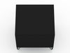 Manhattan Comfort Rockefeller Mid-Century Modern Nightstand with Drawer - Black|Table de nuit Rockefeller de Manhattan Comfort de style moderne du milieu du 20e siècle avec tiroir - noire