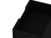 Manhattan Comfort Rockefeller Mid-Century Modern Nightstand with 2-Drawer - Black|Table de nuit Rockefeller de Manhattan Comfort de style moderne du milieu du 20e siècle avec 2 tiroirs - noire