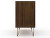 Manhattan Comfort Rockefeller Mid-Century Modern Dresser with 3-Drawers - Brown|Commode Rockefeller de Manhattan Comfort de style moderne du milieu du 20e siècle avec 3 tiroirs - brune