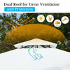 Costway 2 Tier 10'x10' Patio Gazebo Canopy Tent Steel Frame Shelter Awning W/ Side Walls